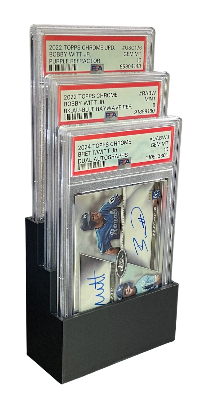sports cards psa card stand